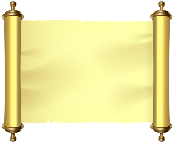 This png image - Gold Scrolled Paper PNG Clipart, is available for free download