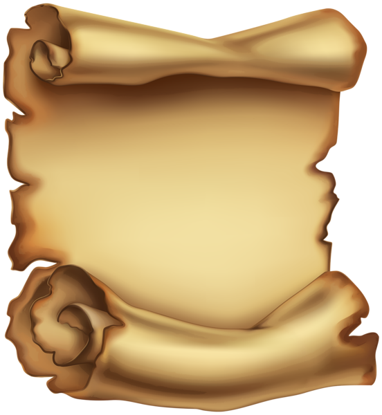 This png image - Old Scrolled Paper PNG Clip Art Image, is available for free download