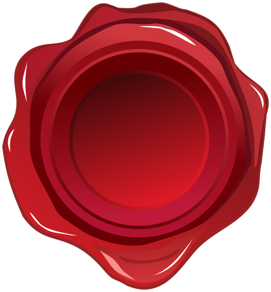 This png image - Red Wax Seal PNG Clip Art Image, is available for free download
