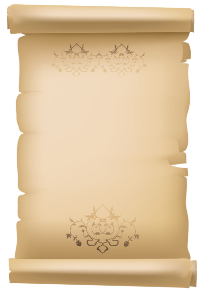 This png image - Scroll Old Decorative Paper PNG Clipart Image, is available for free download