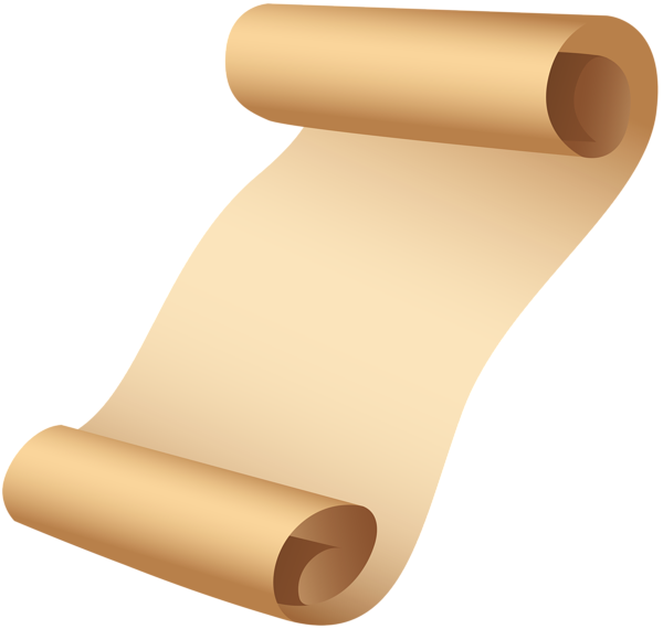 This png image - Scroll Paper PNG Clip Art, is available for free download