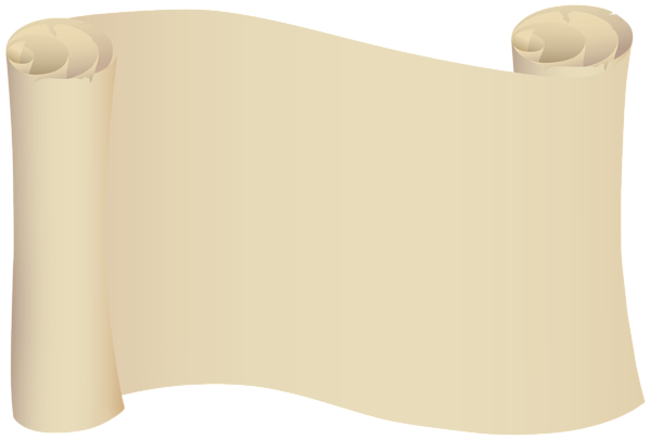 This png image - Scrolled Paper Clipart, is available for free download