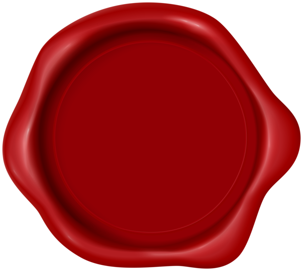 This png image - Wax Stamp Red Transparent Image, is available for free download