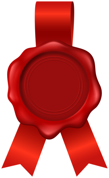 This png image - Wax Stamp Transparent Red Image, is available for free download