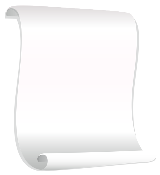 This png image - White Scrolled Paper PNG Clipart Picture, is available for free download