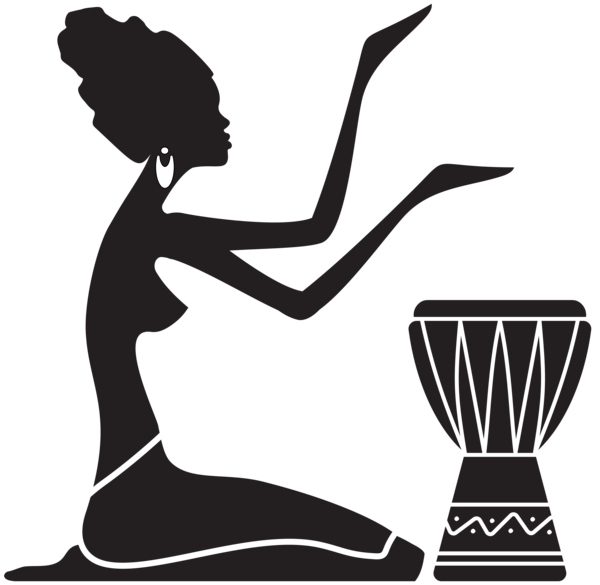 This png image - African Women Silhouette PNG Clip Art Image, is available for free download