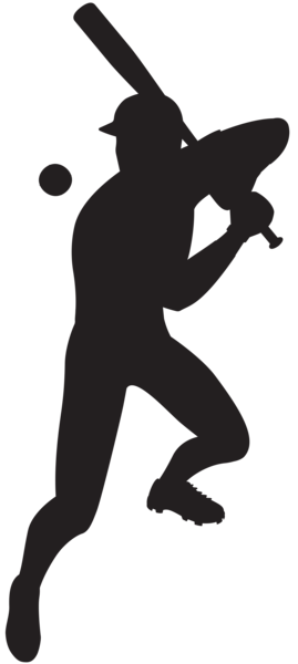 This png image - Baseball Player Silhouette Clip Art Image, is available for free download