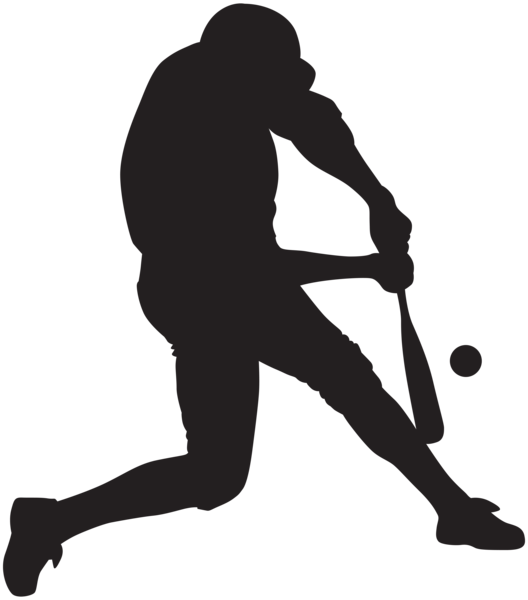 This png image - Baseball Player Silhouette PNG Clip Art Image, is available for free download