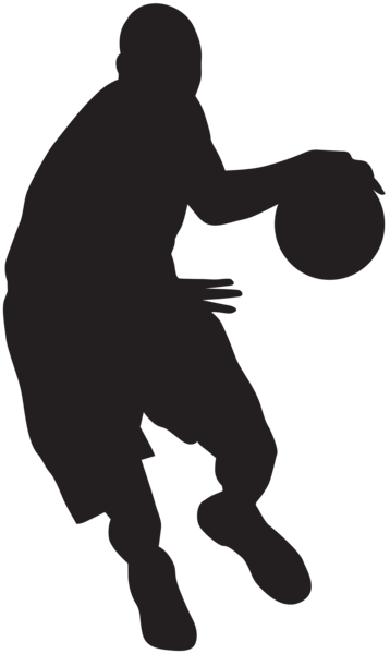 This png image - Basketball Player Silhouette PNG Clip Art Image, is available for free download