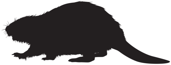 This png image - Beaver Silhouette PNG Clip Art Image, is available for free download