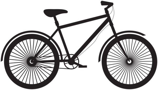 This png image - Bicycle Silhouette PNG Clip Art, is available for free download