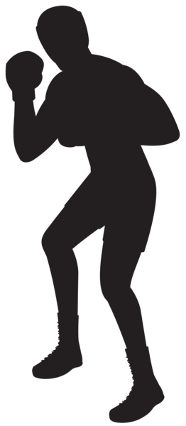 This png image - Boxer Silhouette Clip Art Image, is available for free download