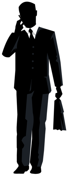This png image - Businessman Silhouette PNG Transparent Clip Art Image, is available for free download