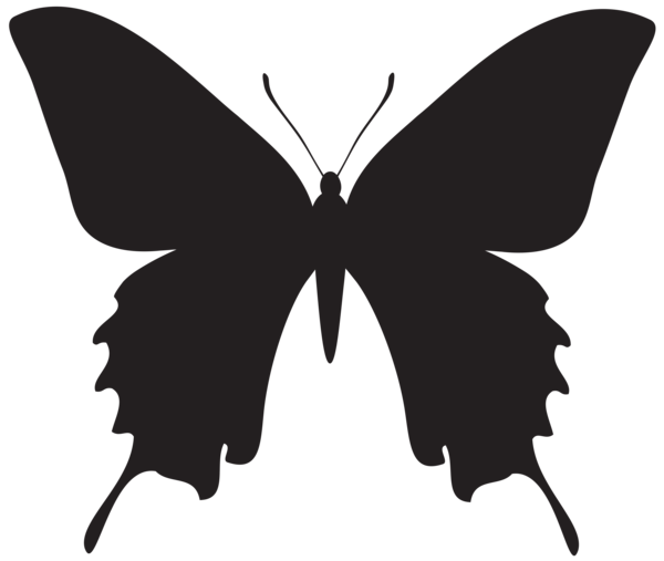 This png image - Butterfly Silhouette PNG Transparent Clipart, is available for free download