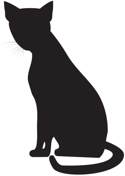 This png image - Cat Silhouette PNG Clipart, is available for free download