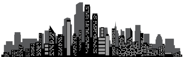 This png image - Cityscape Silhouette PNG Clip Art, is available for free download