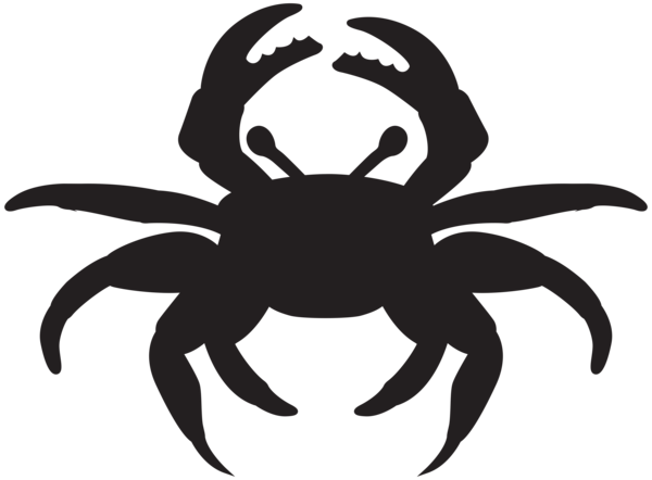 This png image - Crab Silhouette PNG Clip Art Image, is available for free download