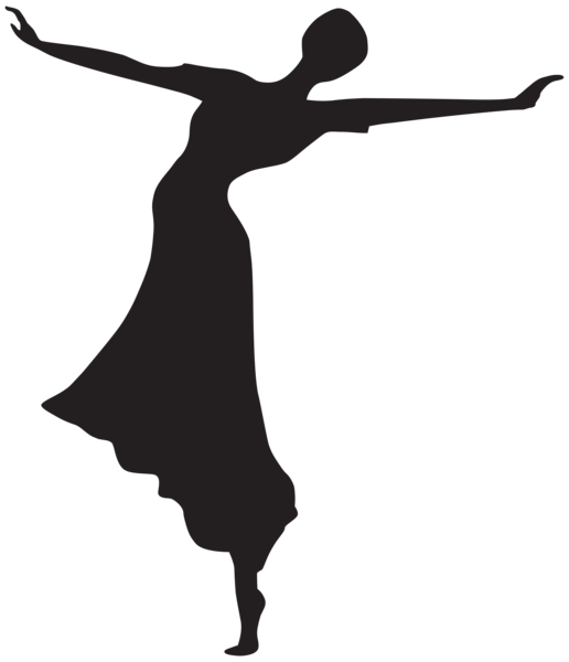 This png image - Dancer Silhouette PNG Clipart, is available for free download
