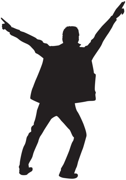 This png image - Dancing Man Silhouette Clip Art PNG Image, is available for free download