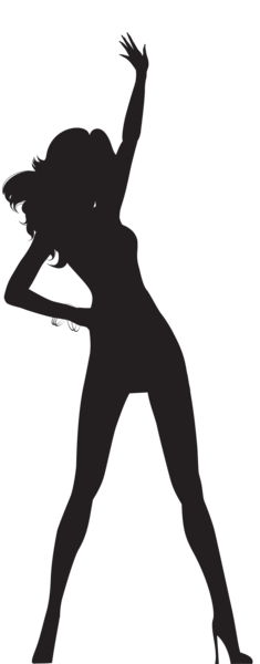 This png image - Dancing Woman Silhouette PNG Transparent Clip Art Image, is available for free download