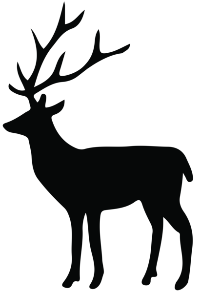 This png image - Deer Silhouette PNG Transparent Clip Art Image, is available for free download