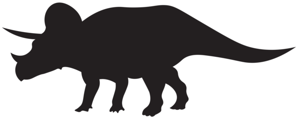 This png image - Dinosaurs Triceratops Silhouette PNG Clip Art Image, is available for free download