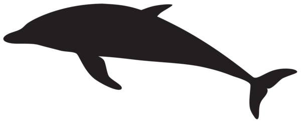 This png image - Dolphin Silhouette PNG Clip Art Image, is available for free download