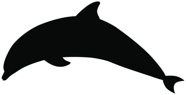 This png image - Dolphin Silhouette PNG Transparent Clipart, is available for free download