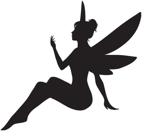 This png image - Fairy Silhouette PNG Clip Art Image, is available for free download