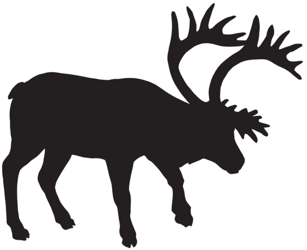 This png image - Fallow Deer Silhouette PNG Clip Art Image, is available for free download