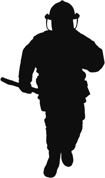 This png image - Fireman Silhouette PNG Clipart, is available for free download