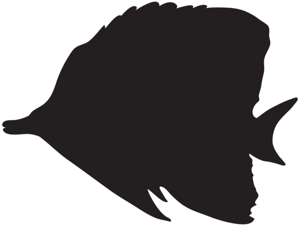 This png image - Fish Silhouette PNG Clip Art Image, is available for free download