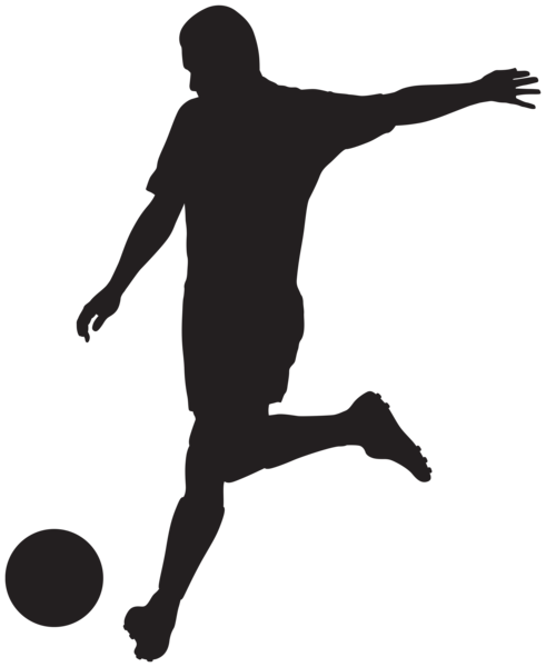 This png image - Football Player Silhouette Transparent Image, is available for free download
