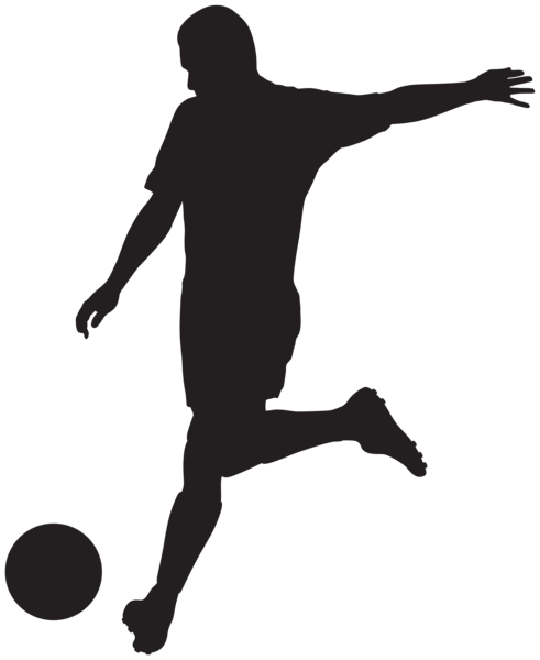 Football Player Silhouette Transparent Image | Gallery Yopriceville