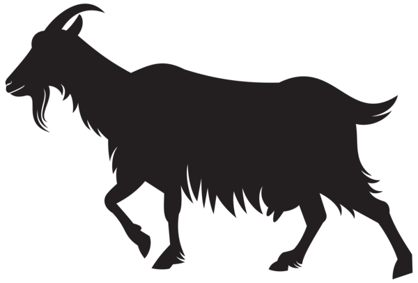 This png image - Goat Silhouette PNG Clip Art Image, is available for free download