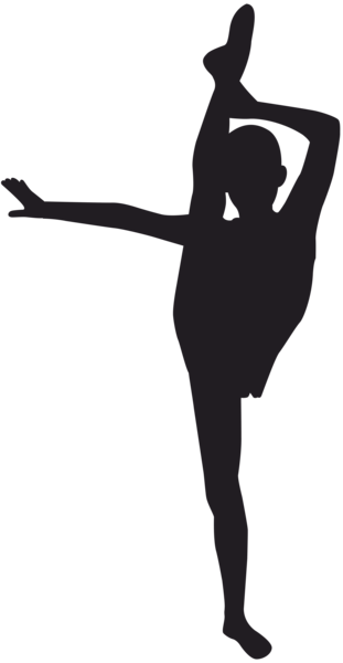 Gymnast Silhouette PNG Clip Art Image | Gallery Yopriceville - High ...