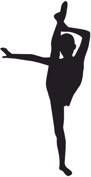 This png image - Gymnast Silhouette PNG Clip Art Image, is available for free download