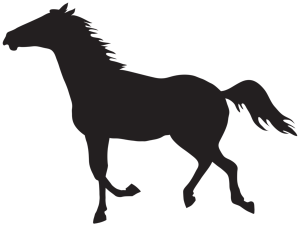This png image - Horse Silhouette Transparent Clipart, is available for free download