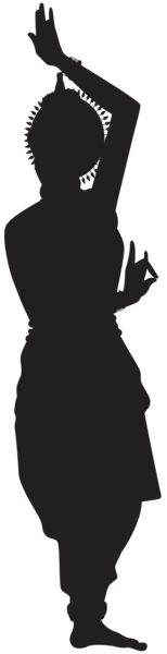 This png image - Indian Dancing Woman Silhouette PNG Clip Art Image, is available for free download
