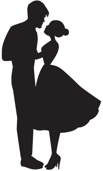 This png image - Love Couple Silhouette PNG Clip Art, is available for free download