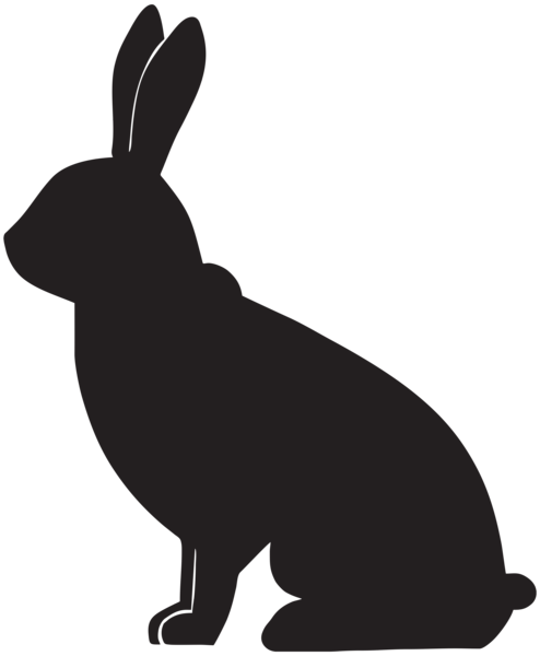 This png image - Rabbit Silhouette PNG Clip Art Image, is available for free download