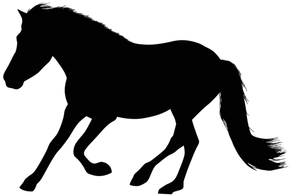 This png image - Running Horse Silhouette Clip Art Image, is available for free download