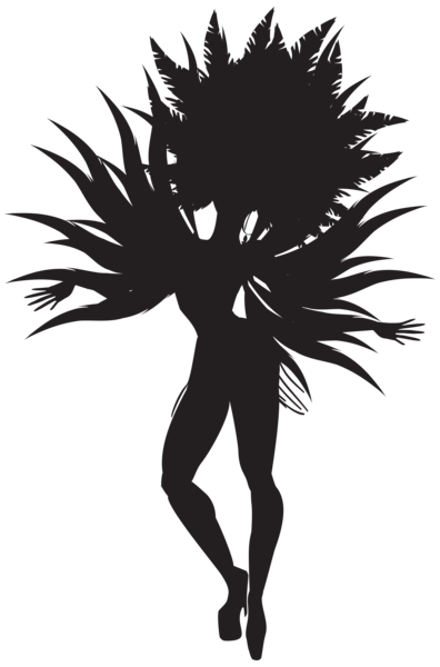 This png image - Samba Dancer Silhouette PNG Clip Art Image, is available for free download