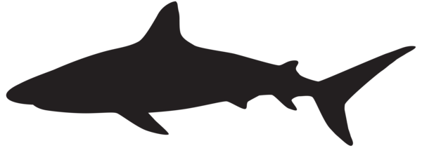 Shark Silhouette PNG Clip Art Image | Gallery Yopriceville - High ...