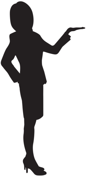 This png image - Showing Women Silhouette Clip Art Image, is available for free download