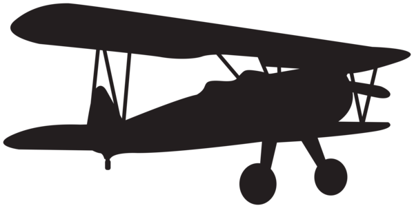 This png image - Small Plane Silhouette Clip Art Image, is available for free download