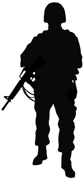 This png image - Soldier Silhouette Clipart, is available for free download