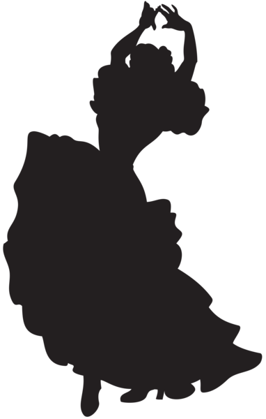 This png image - Spanish Dancer Silhouette Clip Art Image, is available for free download