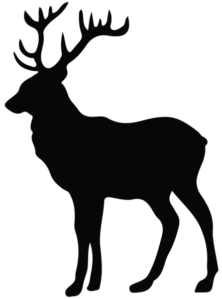 This png image - Stag Silhouette PNG Transparent Clip Art Image, is available for free download