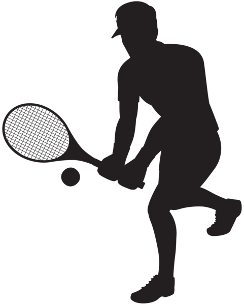 This png image - Tennis Player Silhouette Clip Art Image, is available for free download